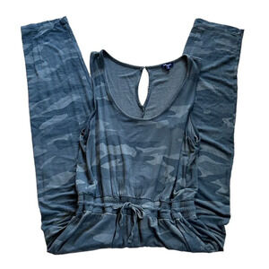SPLENDID Camo Knit Jumpsuit Onesie Pantsuit - large